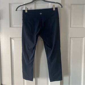 Lululemon Navy Blue Crop Leggings